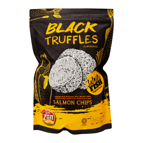 Zen Zen Zen Zen Black Truffles Flavoured Salmon Chips, 70g Zen Zen Zen Zen Black Truffles Flavoured Salmon Chips, 70g