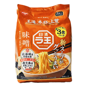 Nissin Nissin Raoh Miso Instantnudeln 3ER-PACK, 297g Nissin Nissin Raoh Miso Instantnudeln 3ER-PACK, 297g