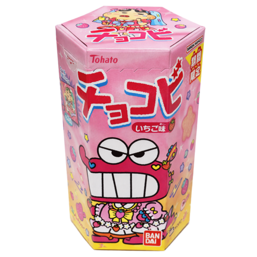 Tohato Tohato Chocobi Strawberry Flavor, 18g