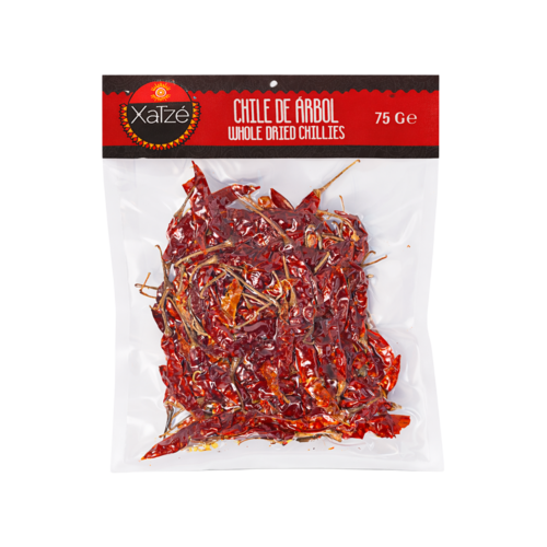 Xatze Xatze Chili de Arbol, 75 g
