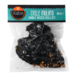 Xatze Xatze Dried Mulato Peppers, 40g