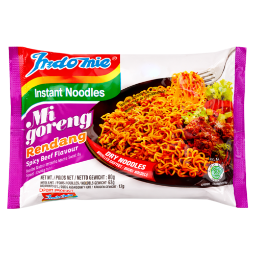 Indomie Indomie Mi Goreng Rendang, 80g