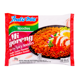 Indomie Indomie Instant Noodles Mi Goreng Pedas, 80g