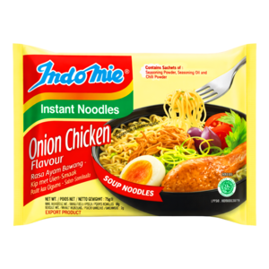 Indomie Indomie Instant-Nudeln mit Zwiebel-Hühnergeschmack, 75 g Indomie Indomie Instant-Nudeln mit Zwiebel-Hühnergeschmack, 75 g