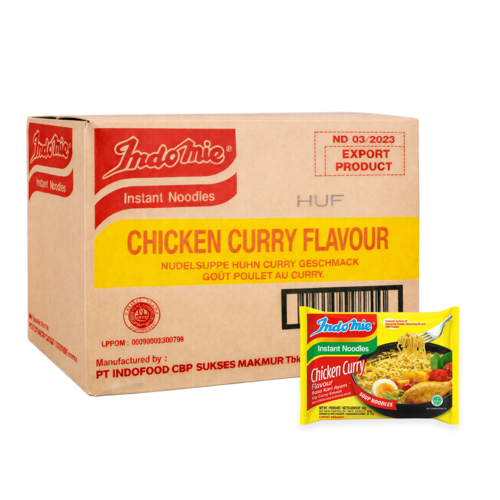 Indomie Indomie Instant Noodles Chicken Curry DOOS, 40x80g