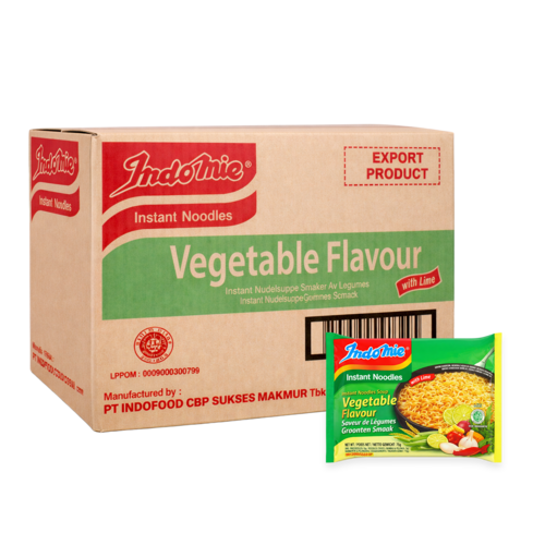 Indomie Indomie Instant Noodle Vegetable with Lime 40x75g