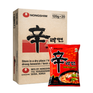 Nongshim Nongshim Shin Ramyun DOOS, 20x120g
