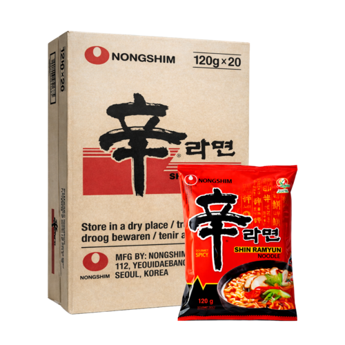 Nongshim Nongshim Shin Ramyun BOX, 20x120g Nongshim Nongshim Shin Ramyun BOX, 20x120g