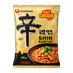 Nongshim Nongshim Shin Ramyun scharfes Hähnchen, 120g Nongshim Nongshim Shin Ramyun scharfes Hähnchen, 120g