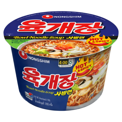 Nongshim Nongshim Instant-Nudelsuppe, scharf & würzig, 100 g Nongshim Nongshim Instant-Nudelsuppe, scharf & würzig, 100 g