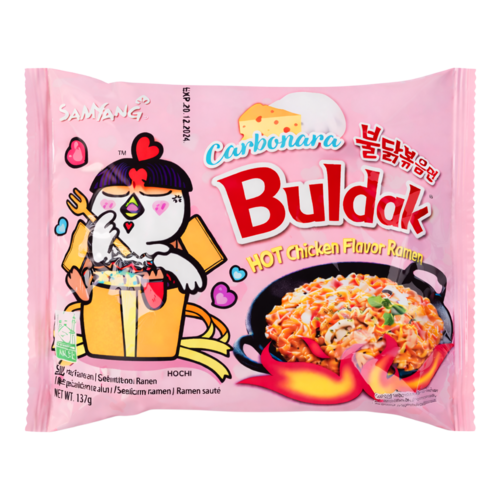 Samyang Samyang Carbo Hot Chicken Flavour Ramen, 130g Samyang Samyang Carbo Hot Chicken Flavour Ramen, 130g
