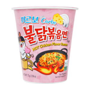 Samyang Samyang Carbo Hot Chicken Flavor Ramen Cup, 80g