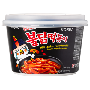 Samyang Samyang Buldak Hot Chicken Flavour Topokki, 185g