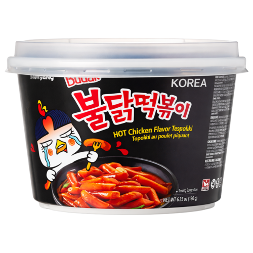 Samyang Samyang Buldak Hot Chicken Flavor Topokki, 185g