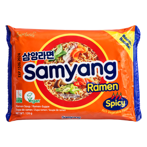 Samyang Samyang Classic Ramen, 120 g Mindestens haltbar bis: 28.12.2024 Samyang Samyang Classic Ramen, 120 g Mindestens haltbar bis: 28.12.2024