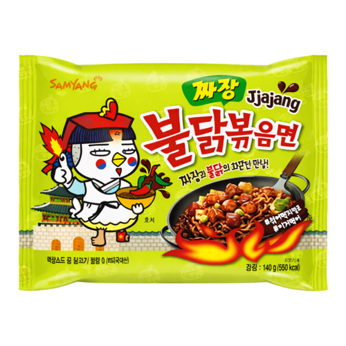 Samyang Samyang Jjajang Hot Chicken Ramen, 140g Samyang Samyang Jjajang Hot Chicken Ramen, 140g
