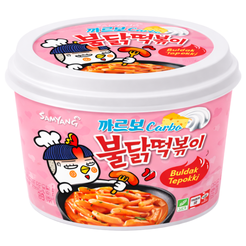 Samyang Samyang Hot Chicken Flavor Carbo Topokki, 179g