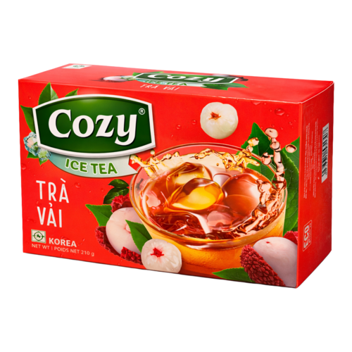 COZY Cozy Lychee Iced Tea 16pc, 240g