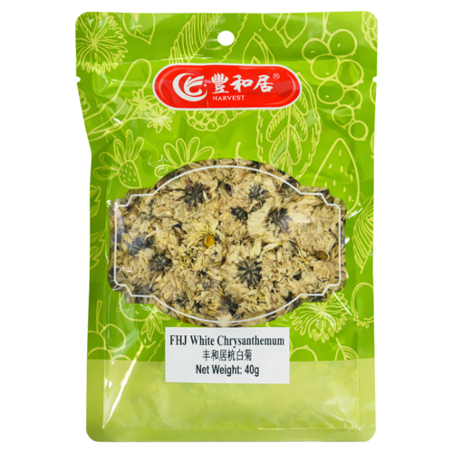 Harvest Dried White Chrysanthemum Flower, 40g
