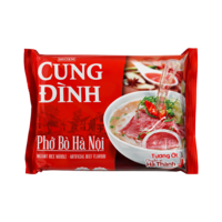 Cung Dinh Instant Vietnamese Beef Rice Noodles Pho Bo, 70g