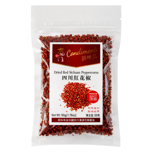 TYM TYM Red Sichuan Peppercorns, 50g TYM TYM Red Sichuan Peppercorns, 50g