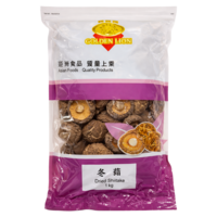 Golden Lion getrocknete Shiitake-Pilze, Güteklasse A/B, 1 kg