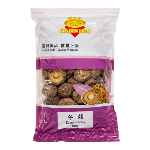 Golden Lion Golden Lion Dried Shiitake Mushroom A/B Grade 4-5cm, 100g