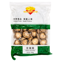 Golden Lion Dried Shiitake Mushrooms 2-3cm, 150g