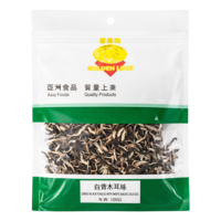 Golden Lion getrockneter schwarzer und weißer Pilz (Streifen), 100 g