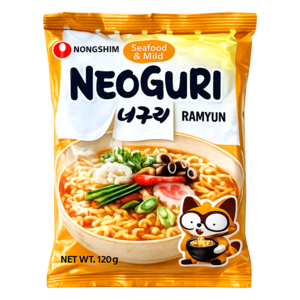 Nongshim Nongshim Neoguri Milde Ramen, 120g
