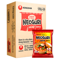 Nongshim Neoguri Hot Ramen BOX, 20x120g