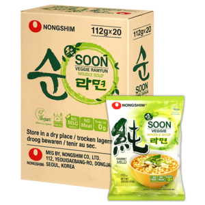 Nongshim Nongshim Soon Veggie Ramyun DOOS, 20x112g