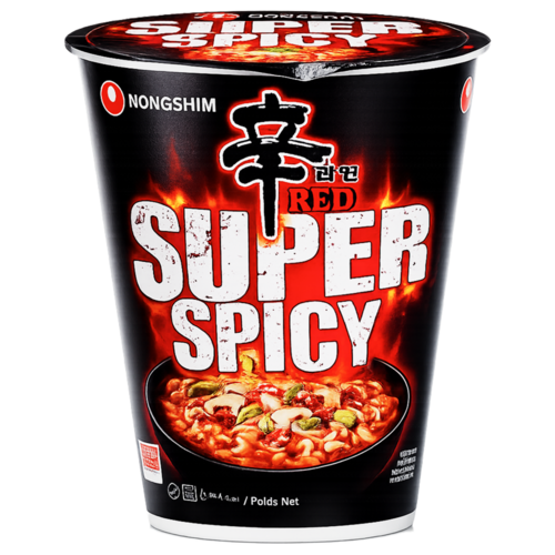 Nongshim Nongshim Shin Red Super Spicy Cup, 68g Nongshim Nongshim Shin Red Super Spicy Cup, 68g