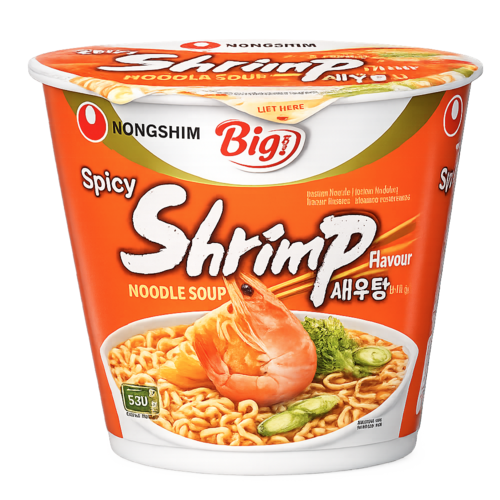 Nongshim Nongshim Spicy Shrimp Noodle Soup Bowl, 115g Nongshim Nongshim Spicy Shrimp Noodle Soup Bowl, 115g
