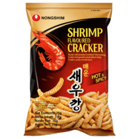 Nongshim Garnelen-Geschmack Cracker Heiß & Würzig, 75g