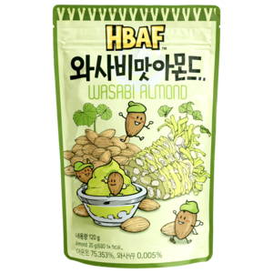 HBAF Wasabi-Mandel-Snack, 120g