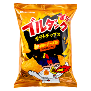 Samyang Samyang Buldak Cheese Potato Chips, 55g
