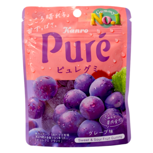Kanro Kanro Pure Gummy Grape, 56g