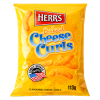 Herr's Baked Cheese Curls, 113g