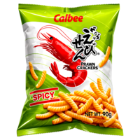 Calbee Spicy Prawn Cracker, 90g