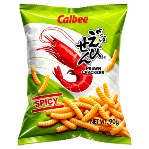 Calbee Calbee Spicy Prawn Cracker, 90g Calbee Calbee Spicy Prawn Cracker, 90g