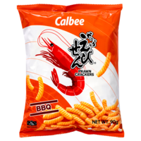 Calbee BBQ Prawn Crackers, 90g