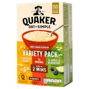 Quaker Oat So Simple Variety Pack, 297g THT 28-11-26