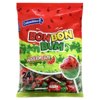 Colombina Bon Bon Bum Watermelon Bubble Gum Pops, 408g