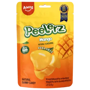 Amos Peelerz Mango Gummy Candy, 65g