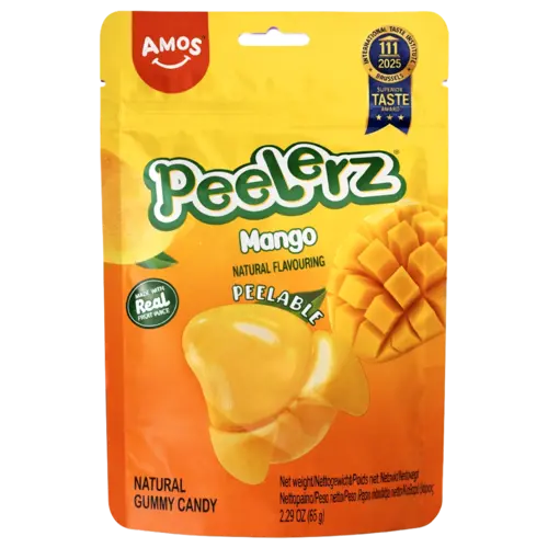 Amos Peelerz Mango Gummy Candy, 65g