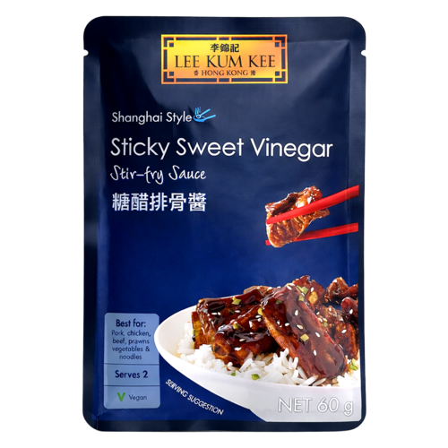 Lee Kum Kee Lee Kum Kee Sticky Sweet Vinegar Stir Fry Sauce, 60g Lee Kum Kee Lee Kum Kee Sticky Sweet Vinegar Stir Fry Sauce, 60g