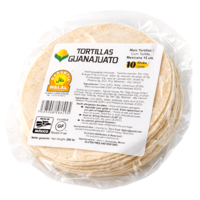 Guanajuato Tortillas White Corn Tortillas 15cm, 10st