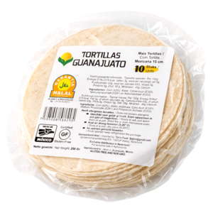 Guanajuato Tortillas Guanajuato Tortillas White Corn Tortillas 15cm, 10st