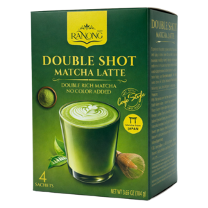 Ranong Tea Double Shot Matcha Latte, 104g Ranong Tea Double Shot Matcha Latte, 104g